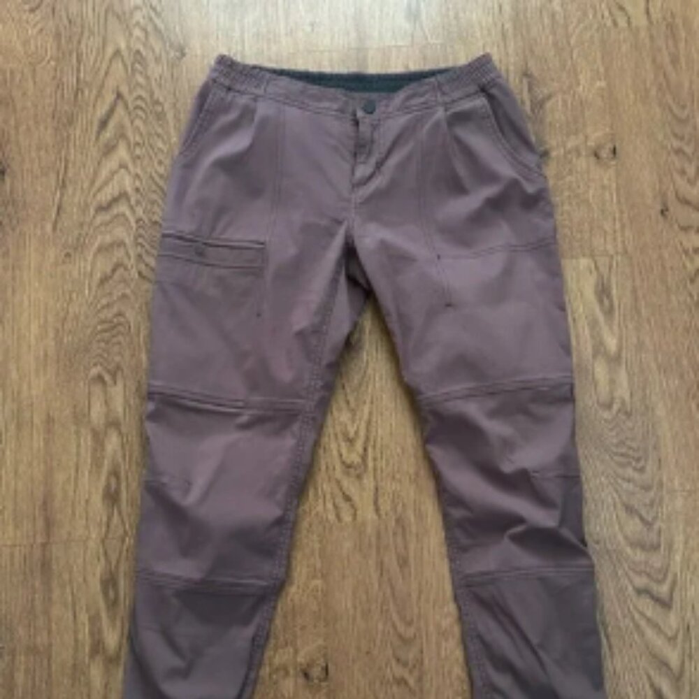 Mountain Hardwear Outdoor Cargo Elastic Waist Pink Brown Joggers Pants 4
